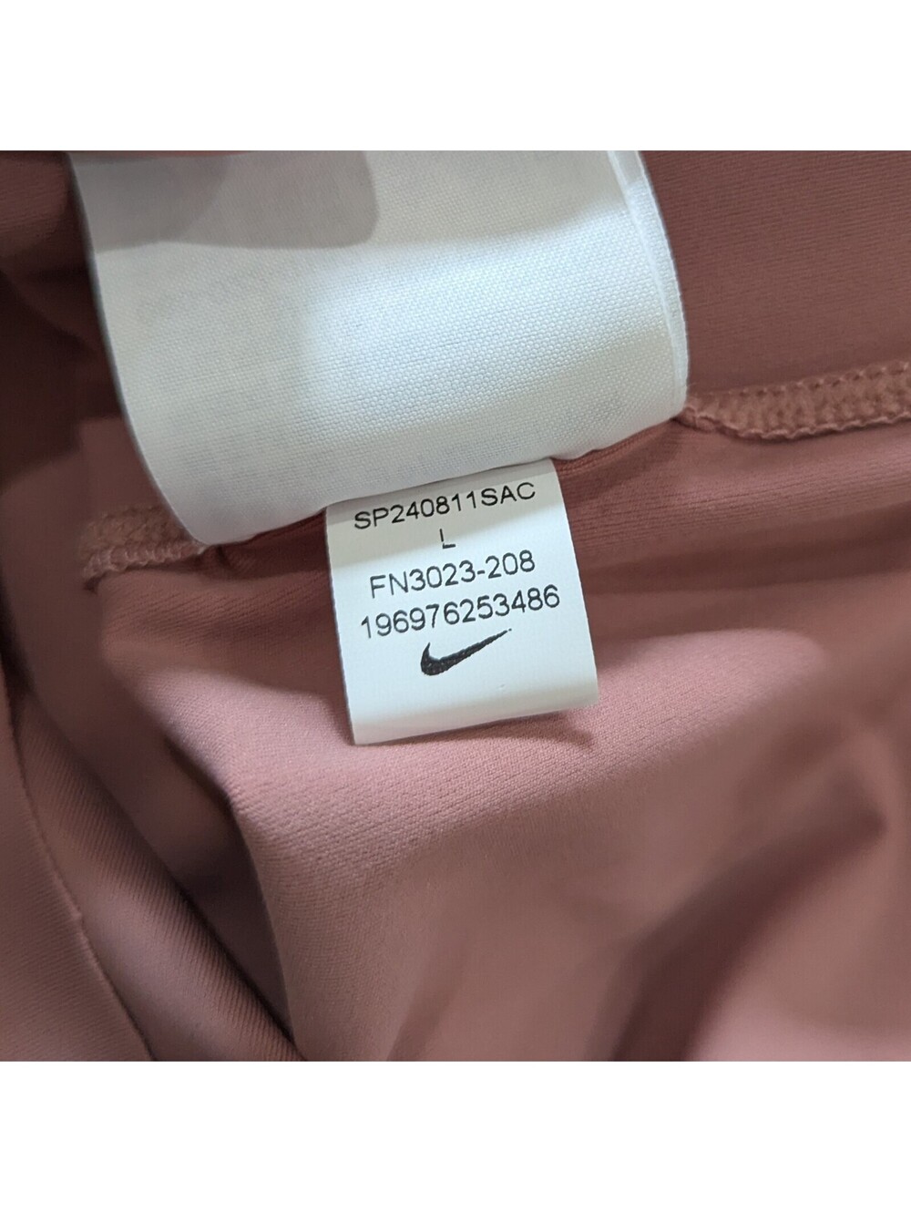 Nike Zenvy Women's Dri-FIT Long Sleeve Top Smokey Mauve M(ASIA L) FN3023-208 - Picture 9 of 9